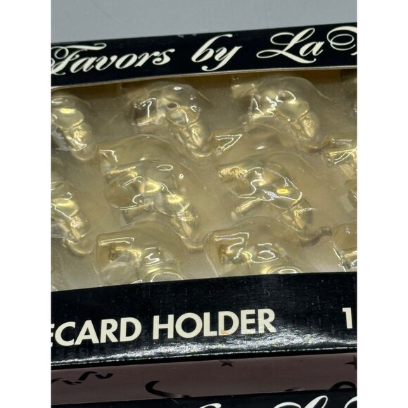 Favors La Vie Placecard Holder Elephant Design Gold Silver 12 Pieces Party Decor - Picture 6 of 7